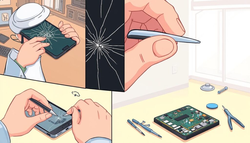 Android repair process Android repair process