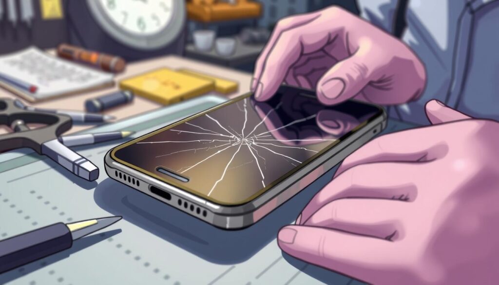 iPhone screen damage assessment iPhone screen damage assessment