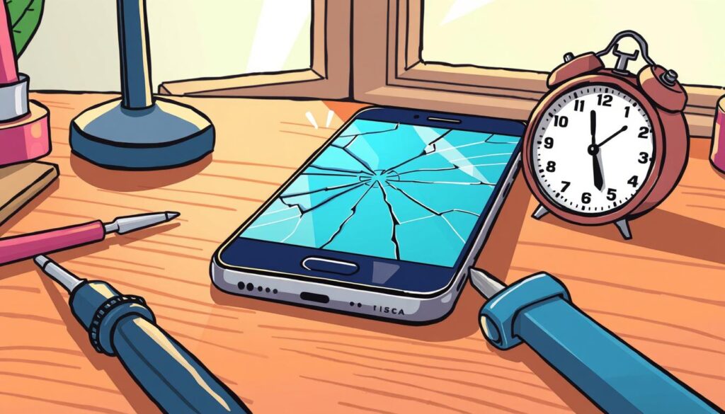 smartphone display damage resolution period smartphone display damage resolution period