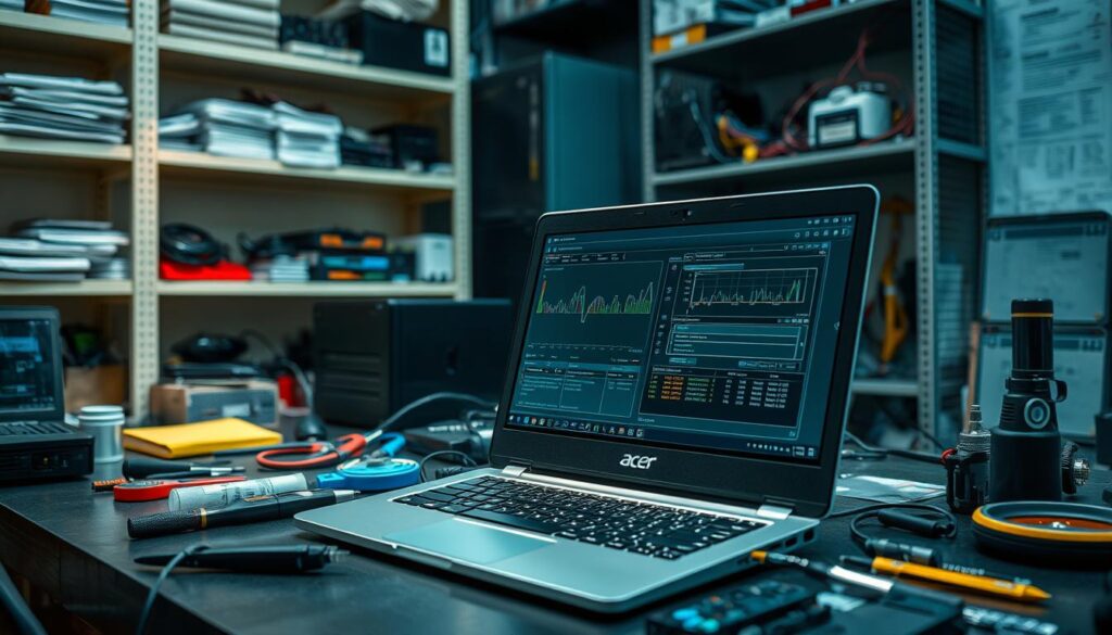 Acer laptop diagnostics process