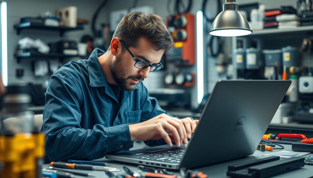 Dell laptop technician