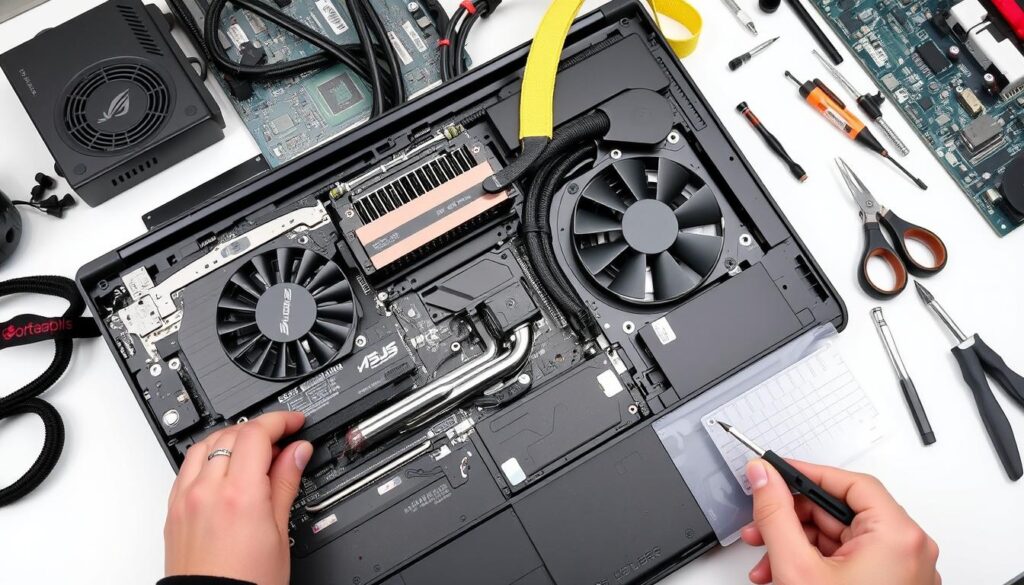 Gaming Laptop Cooling System Repair