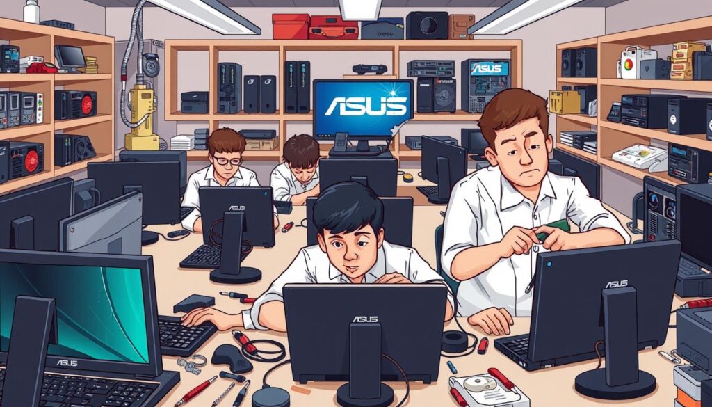 ASUS repair center common issues