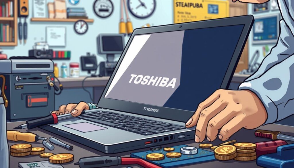 Cost of Toshiba computer repair