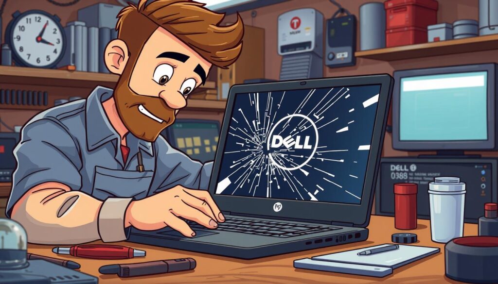 Laptop screen replacement service for Dell computers