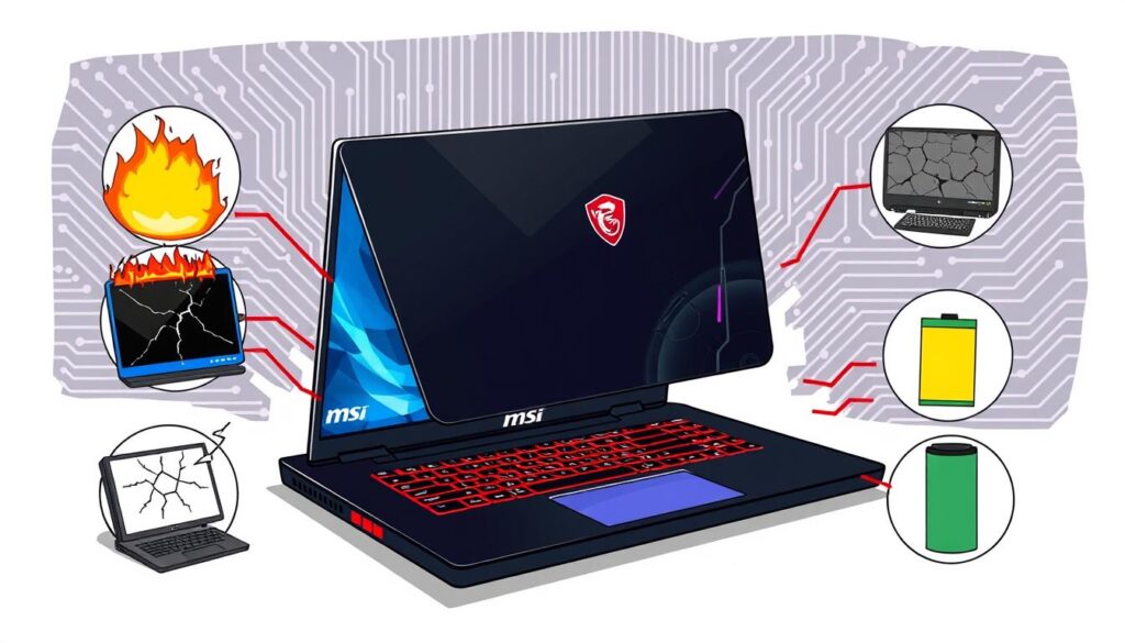 MSI laptop features and common issues