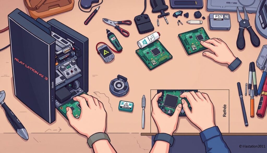 PS3 repair process