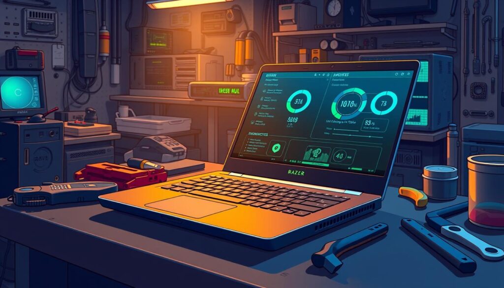 Razer laptop diagnostics