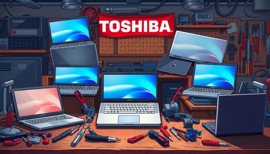 Toshiba laptop models and repairs