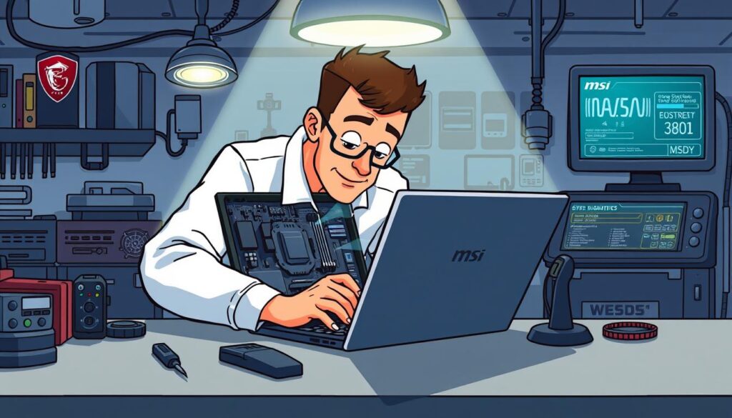 laptop diagnosis and quality assurance