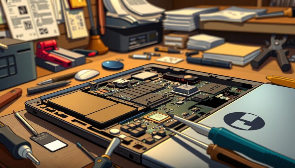 laptop repair process