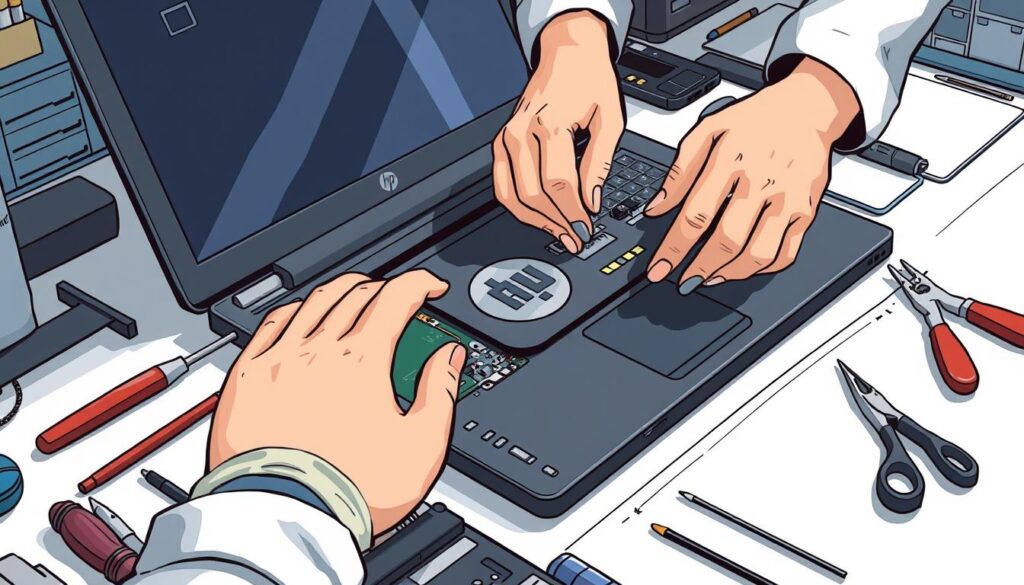 laptop repair process