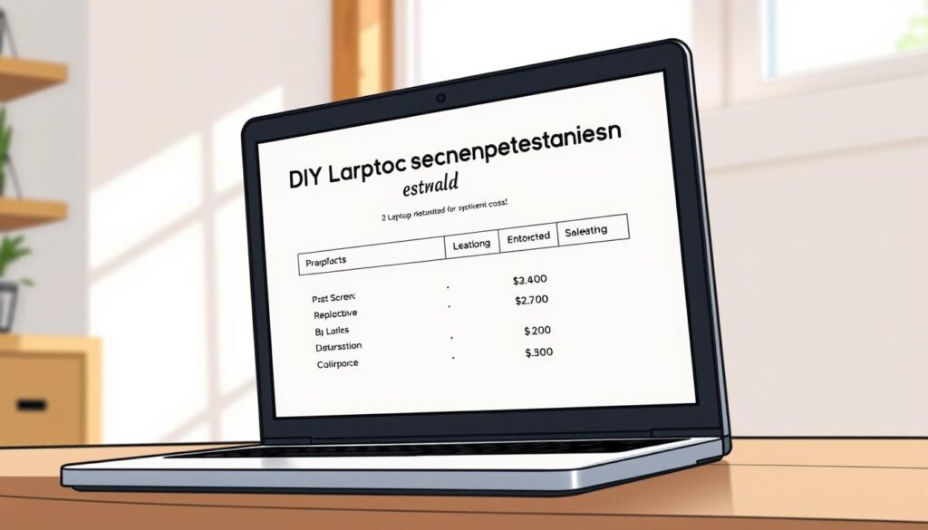 DIY laptop screen replacement cost estimate DIY laptop screen replacement cost estimate