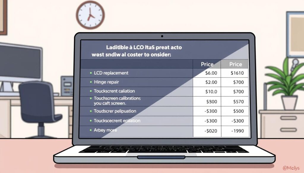 laptop screen repair price laptop screen repair price